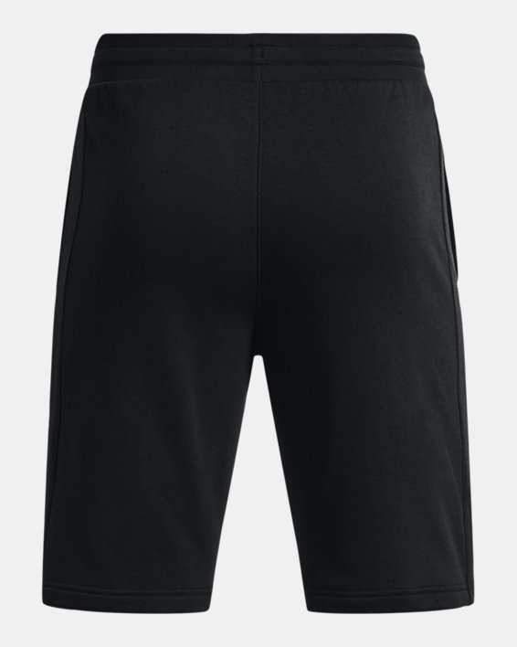 Men's UA All Day Fleece Collegiate Shorts, Black, pdpMainDesktop image number 4